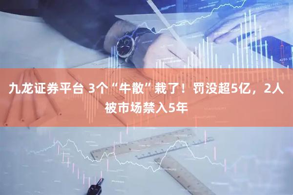 九龙证券平台 3个“牛散”栽了！罚没超5亿，2人被市场禁入5年